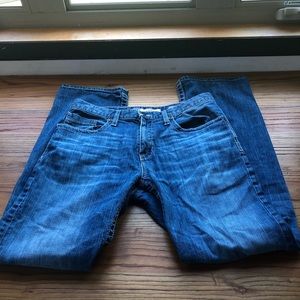 BKE Men’s Denim Jeans Jake Bootleg Size 34 waist 34Long in Length